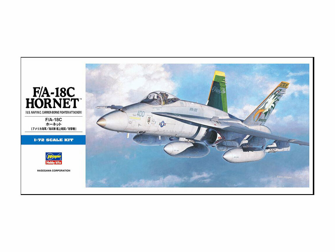 00438 Hasegawa Американский палубныйистребитель F/A-18C Hornet (1:72)