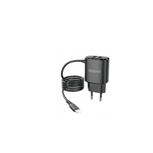 Зарядка для смартфона для айфона DUDAO CHARGER 2X Зарядка 2x usb с встроенный кабелем lightning 12w