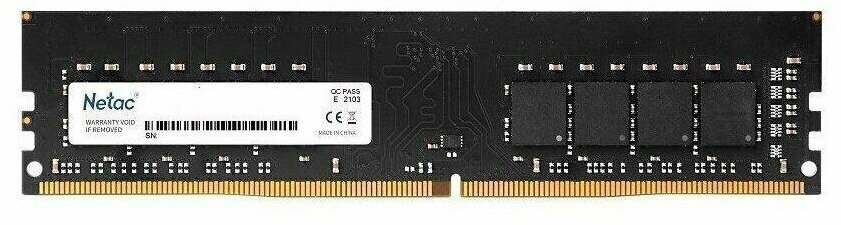 Оперативная память Netac Basic DDR4 - 8GB, 3200 МГц, DIMM, CL22, RTL (ntbsd4p32sp-08j)