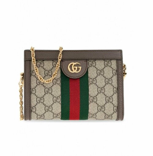 Сумка кросс-боди GUCCI, коричневый