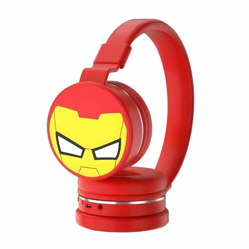Наушники детские беспроводные Железный человек DR-40 c Bluetooth 50 с микрофоном красные 152000₽