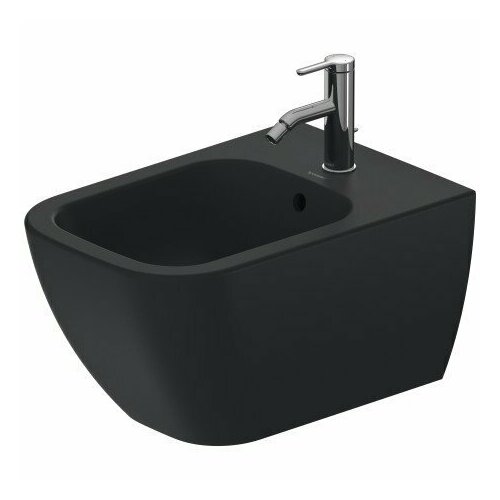 Биде Duravit Happy D.2 подвесной Anthracite Matt 2258151300 биде подвесное duravit durastyle 2287150000