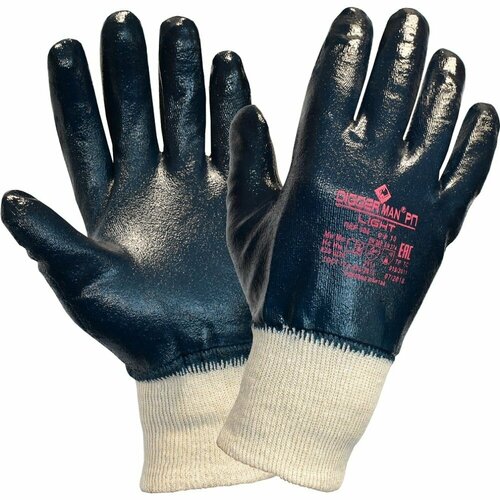 Нитриловые облегченные перчатки DIGGERMAN LIGHT РЧ перчатки нитриловые dora pro универсальные 10 шт размер m