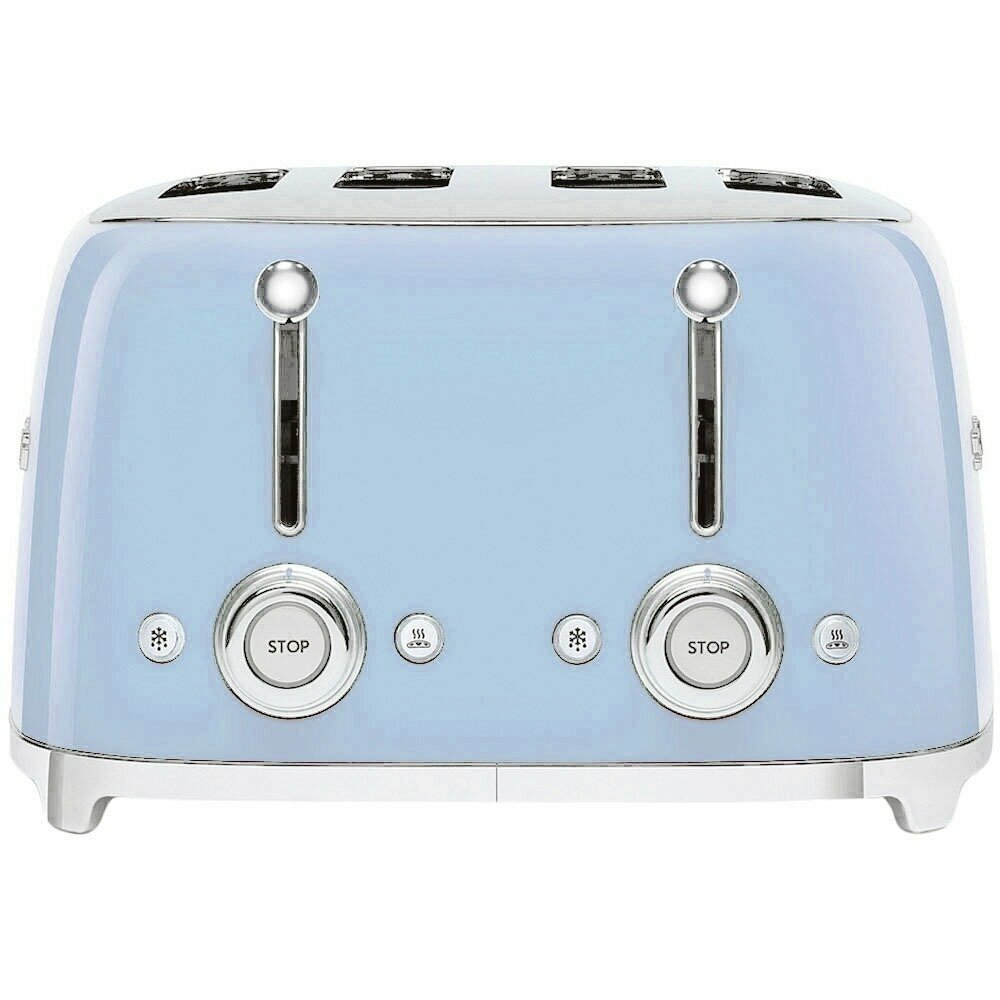Тостер SMEG TSF03PBEU, пастельный голубой, официальная гарантия — фото 1