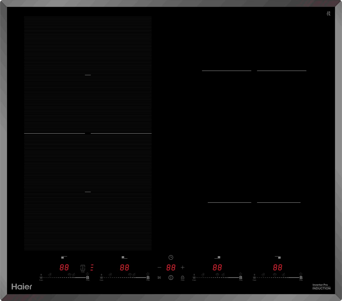 Встраиваемая индукционная панель независимая Haier HHY-Y64BFVB - фотография № 3