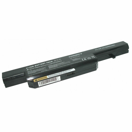 Аккумулятор для ноутбука DNS Clevo C4500 (C4500BAT-6) 11.1V 5200mAh 58Wh, черный, OEM