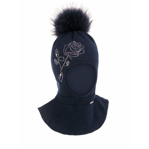Балаклава mialt, размер 52-54, синий шапка шлем для девочки сияние цвет серый размер 52 54
