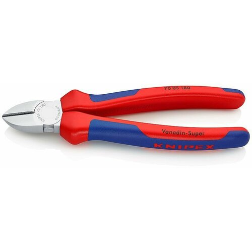 Бокорезы, 180 мм, хром, 2-комп ручки Knipex