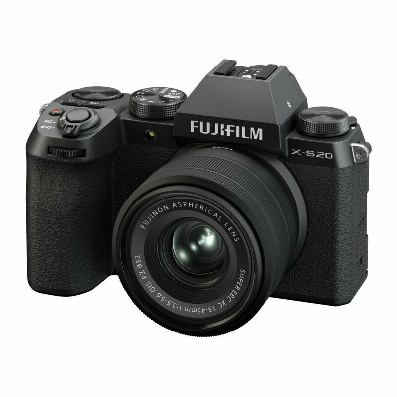 Фотоаппарат Fujifilm X-S20 Kit XC 15-45mm f/3.5-5.6 OIS PZ, Черный