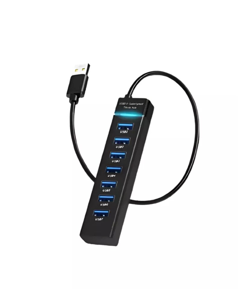 Концентратор USB HUB 7xUSB 20 F в USB 30