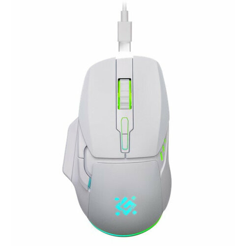 Defender Оптическая мышь Defender Stix GM-009 52009 беспров 6кнскр бесшумное нажатие подсветка белый USB ret 90600₽