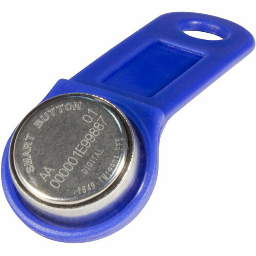 Электронный ключ Touch Memory (iButton) DS 1990 синий (уп.100шт), 1675912
