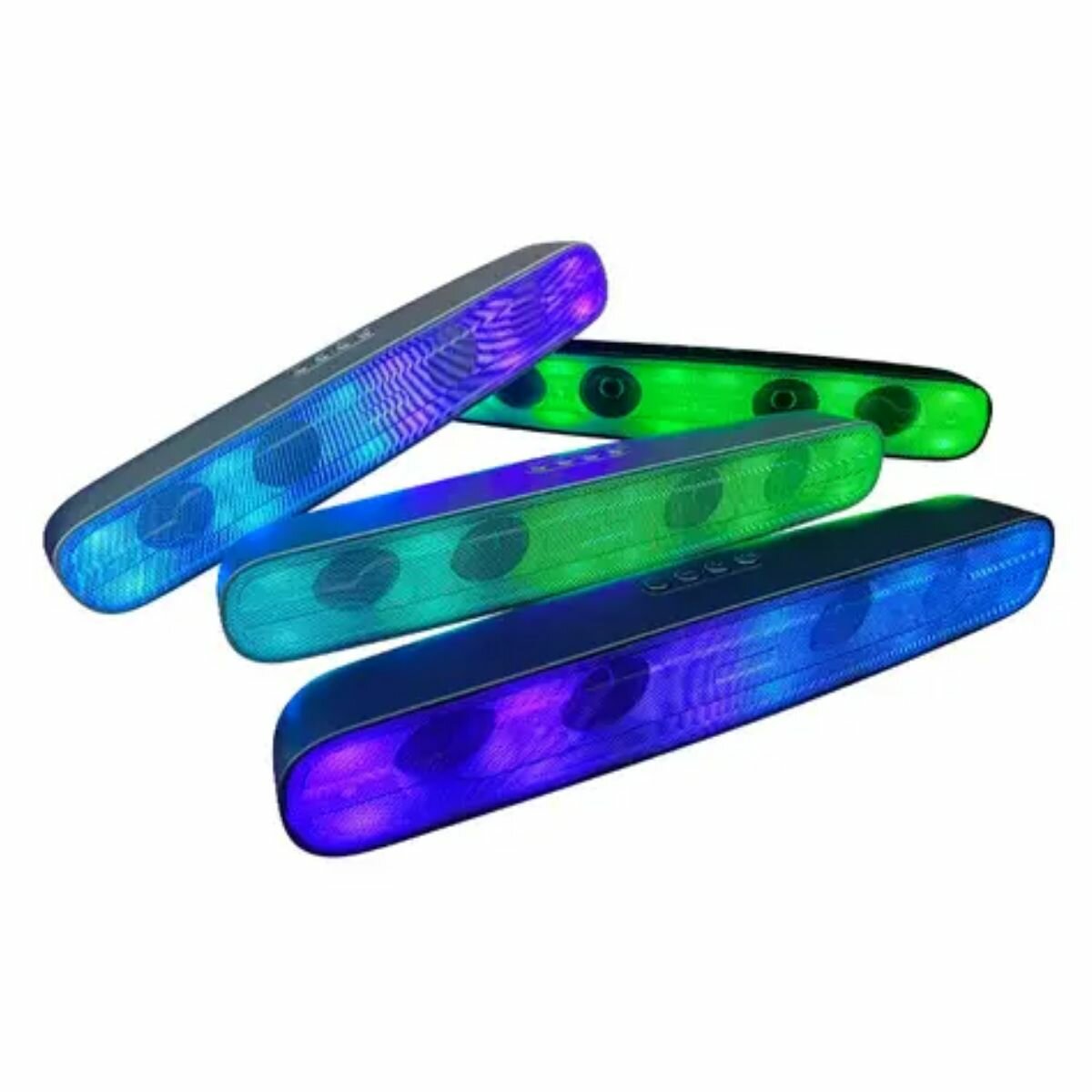 Беспроводная портативная bluetooth колонка с подсветкой, радио, AUX/саундбар/звуковая панель — фото 13