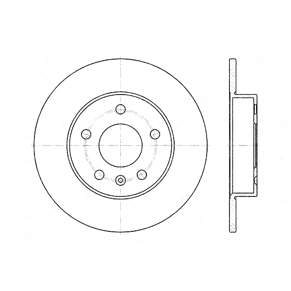 STELLOX 6020-3631-SX (05 69 122 / 0569 109 / 0569094) диск тормозной задний\ Opel (Опель) Astra (Астра) (Комплект 2 штуки)