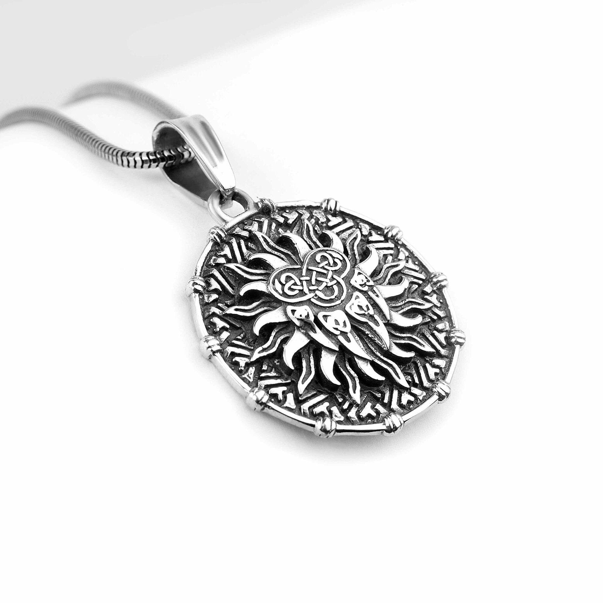 Славянский оберег, подвеска Sirius Jewelry, серебро, 925 проба, чернение