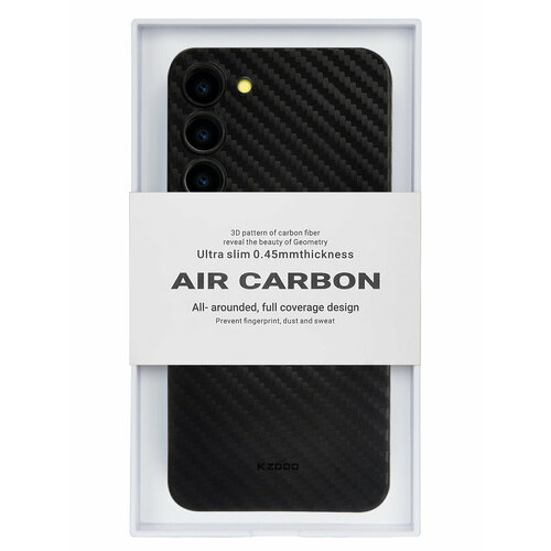 Чехол для Samsung Galaxy S24 AIR Carbon-Чёрный