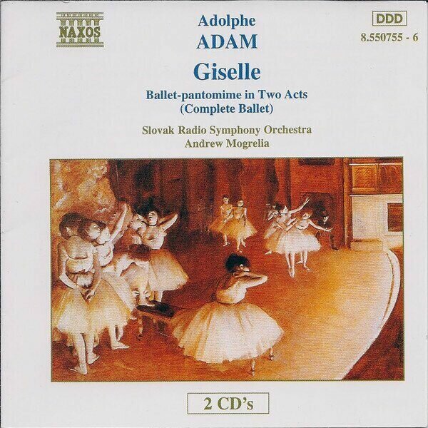 Adam - Giselle-Andrew Mogrelia Naxos CD Deu (Компакт-диск 2шт) Adolphe