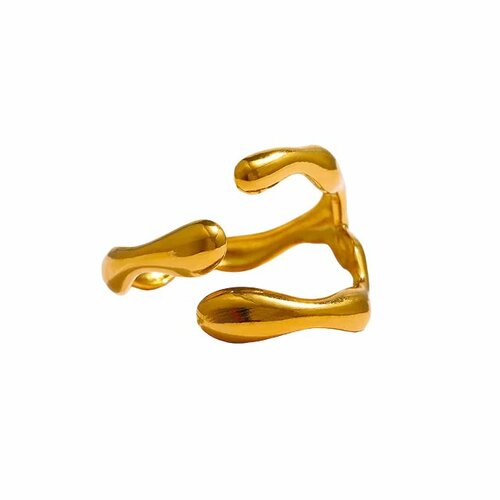 фото Кольцо наборное, безразмерное, золотистый holy sh!t