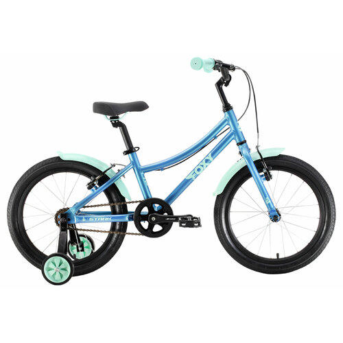 Детский велосипед Stark Foxy 18 Girl 2022 18 Сине-бирюзовый 110-125 см 1726000₽