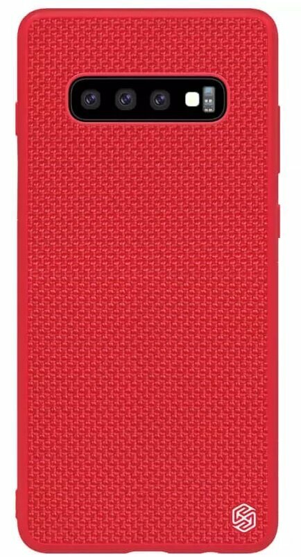 Накладка Nillkin Textured Case для Samsung Galaxy S10 SM-G973 Red (красная)