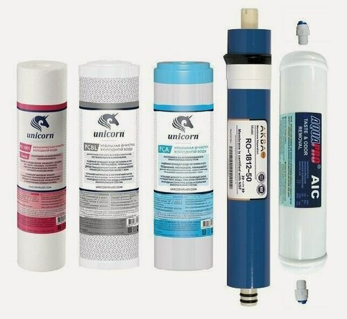 Изображение товара Набор картриджей для №102 улучшенный (Патриот для обратного осмоса 550 Патриот, A-550 STD (A-560))