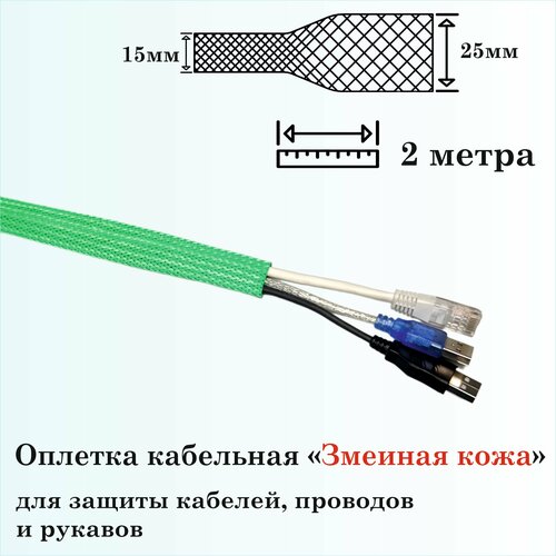 Оплетка кабельная для защиты кабелей и проводов 