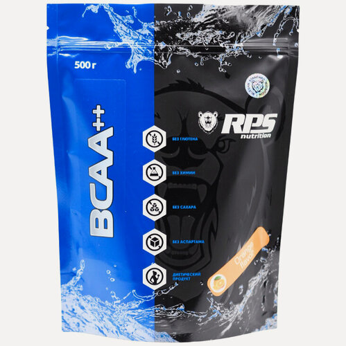 Изображение товара Незаменимые аминокислоты RPS Nutrition BCAA 8:1:1 - 500 г, апельсин