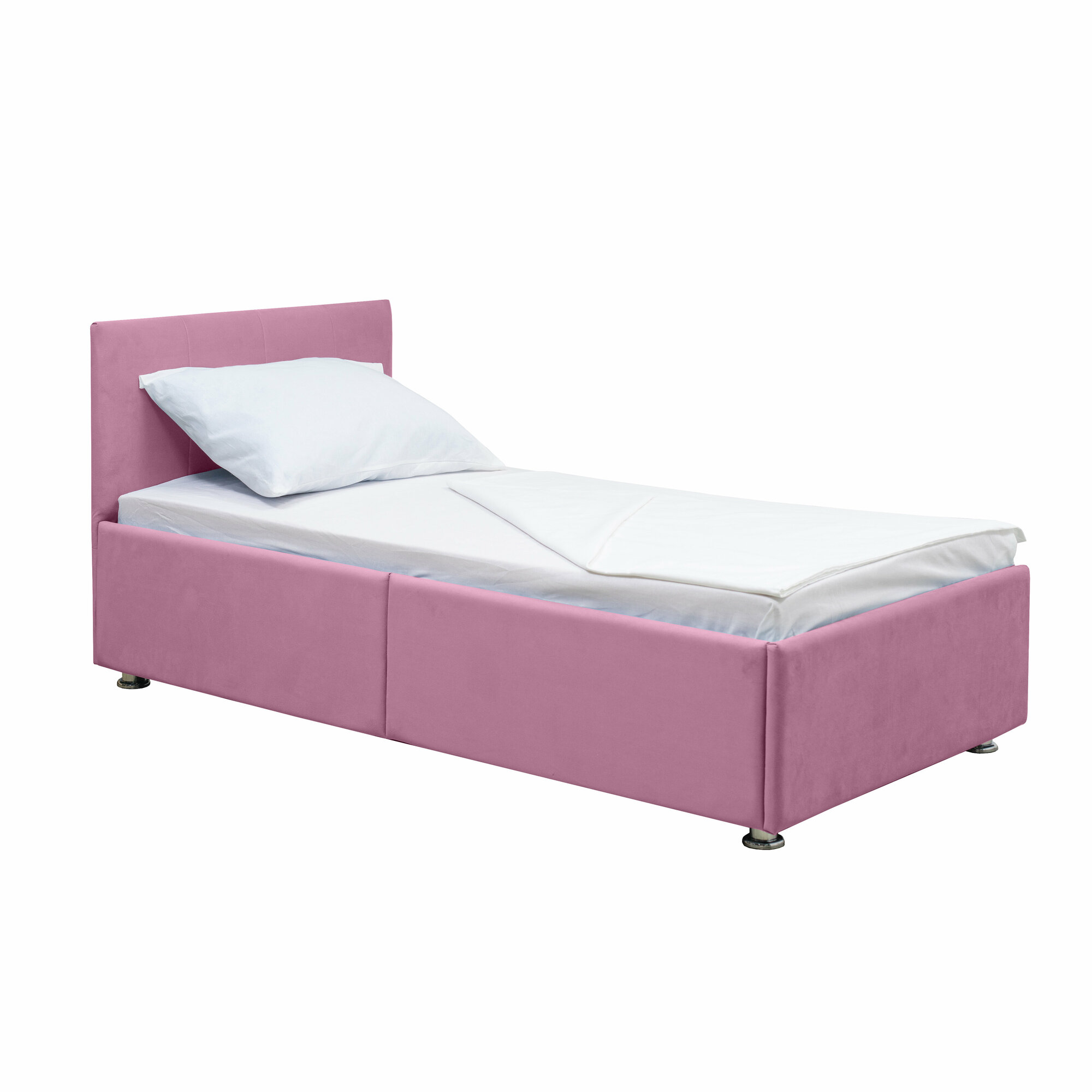 Кровать детская умка ярко-розовая, на ортопедическом основании 1600*800, кровать детская от 3 лет