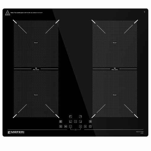 Индукционная варочная панель MEFERI MIH604BK ULTRA 60 см 4 конфорки черная 1741200₽