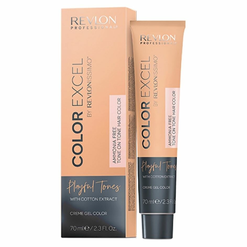 Краска для волос Revlon Professional Coloring Hair Color Excel Playful Tones, Краситель для волос без аммиака. Пастельные оттенки, 400 Peach