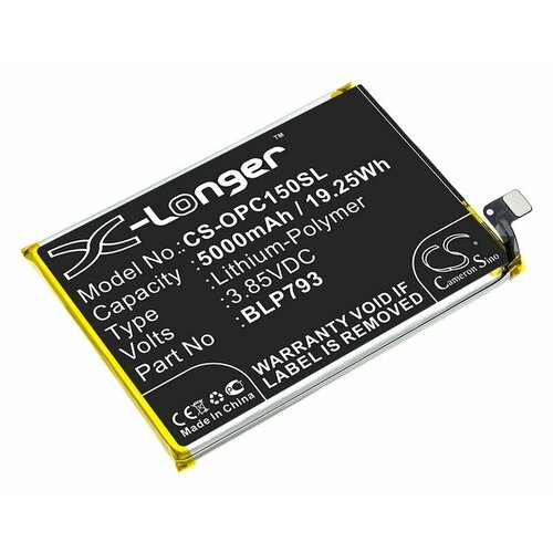 Аккумулятор Cameron Sino CS-OPC150SL для OPPO Realme C15, RMX2186, Realme C12, RMX2189 аккумуляторная батарея для realme c15 blp793