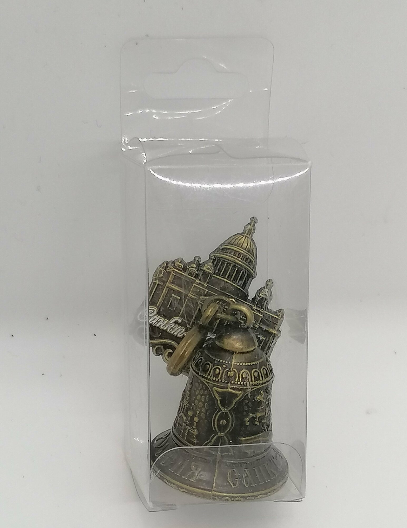 Магнит-колокольчик "исаакиевский собор " , бронза — фото 1