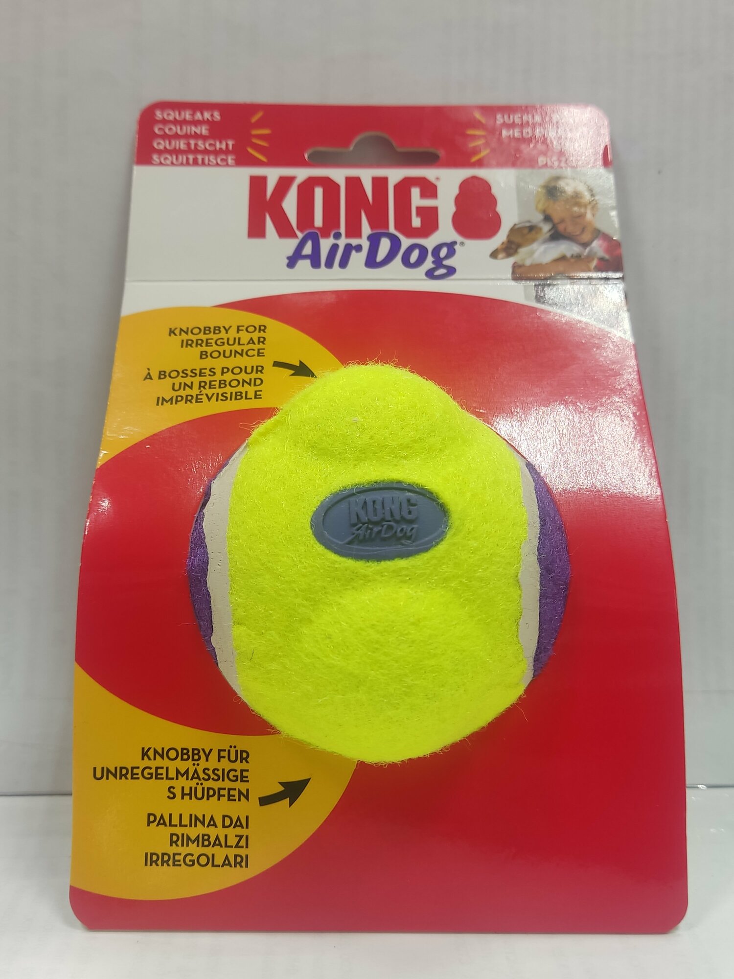 Конг шестиганный мячик (ASQ11E) для средних и крупных собак