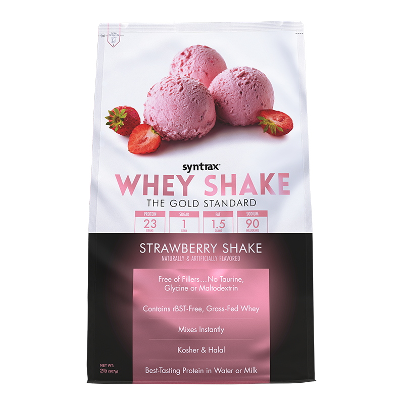 SYNTRAX Whey Shake 0,9 кг (Малый пакет) (Strawberry)