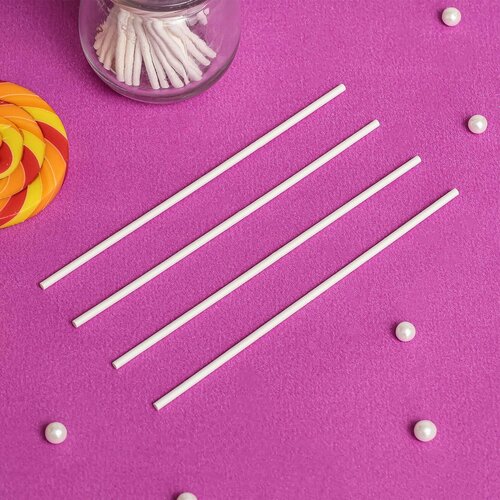 Набор палочек для леденцов Кондимир 03 см длина 15 см 50 шт 376₽