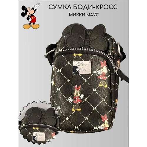 фото Сумка кросс-боди disney, черный, белый