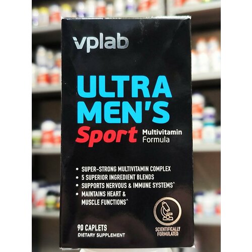 Vp lab, Ultra Men’s, мультивитамины мужские, 90 шт. (США)