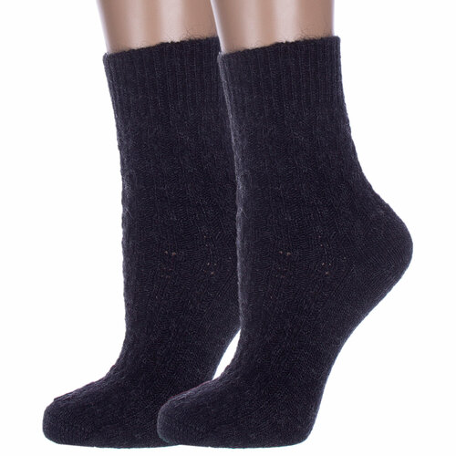 Носки RuSocks, 2 пары, размер 23-25, черный носки rusocks размер 23 25 черный