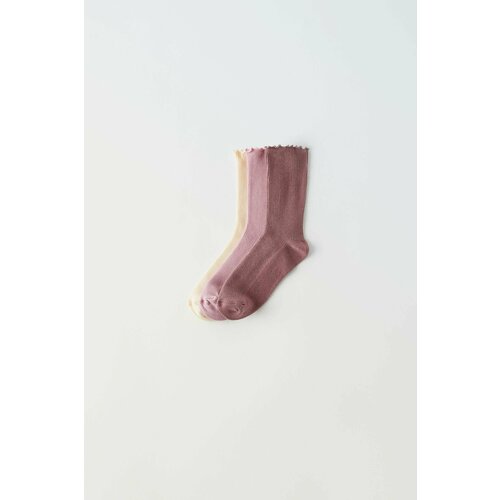 Носки Zara, размер 37, розовый