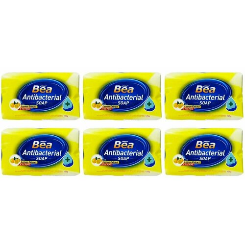 Bea Антибактериальное мыло с экстрактом лимона, 125 г, 6шт