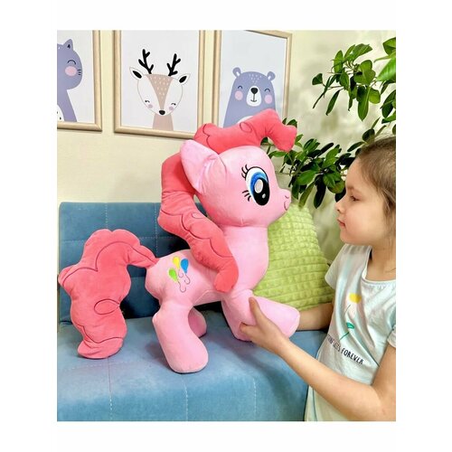 Мягкая игрушка пони Пинки Пай 40 см, My Little Pony игрушка my little pony светящийся единорог пони май литтл пони луна селестия искорка рарити