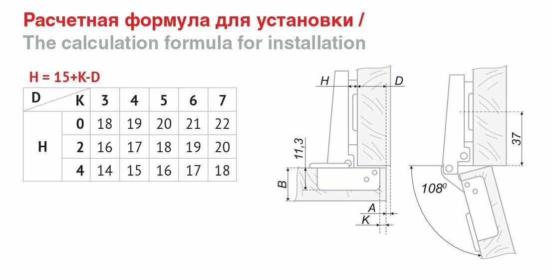 Мебельная петля Boyard H102A02/0112 Накладная Без Амортизатора - 6 шт. - фотография № 7