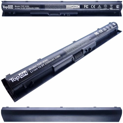 Аккумулятор TOP-KI04 для HP 14.8V 2200mAh 33Wh аккумулятор top ki04 для hp 14 8v 2200mah 33wh