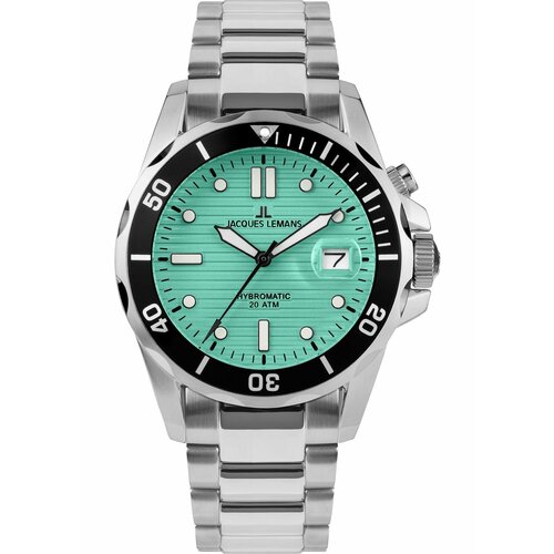фото Наручные часы jacques lemans hybromatic, бирюзовый