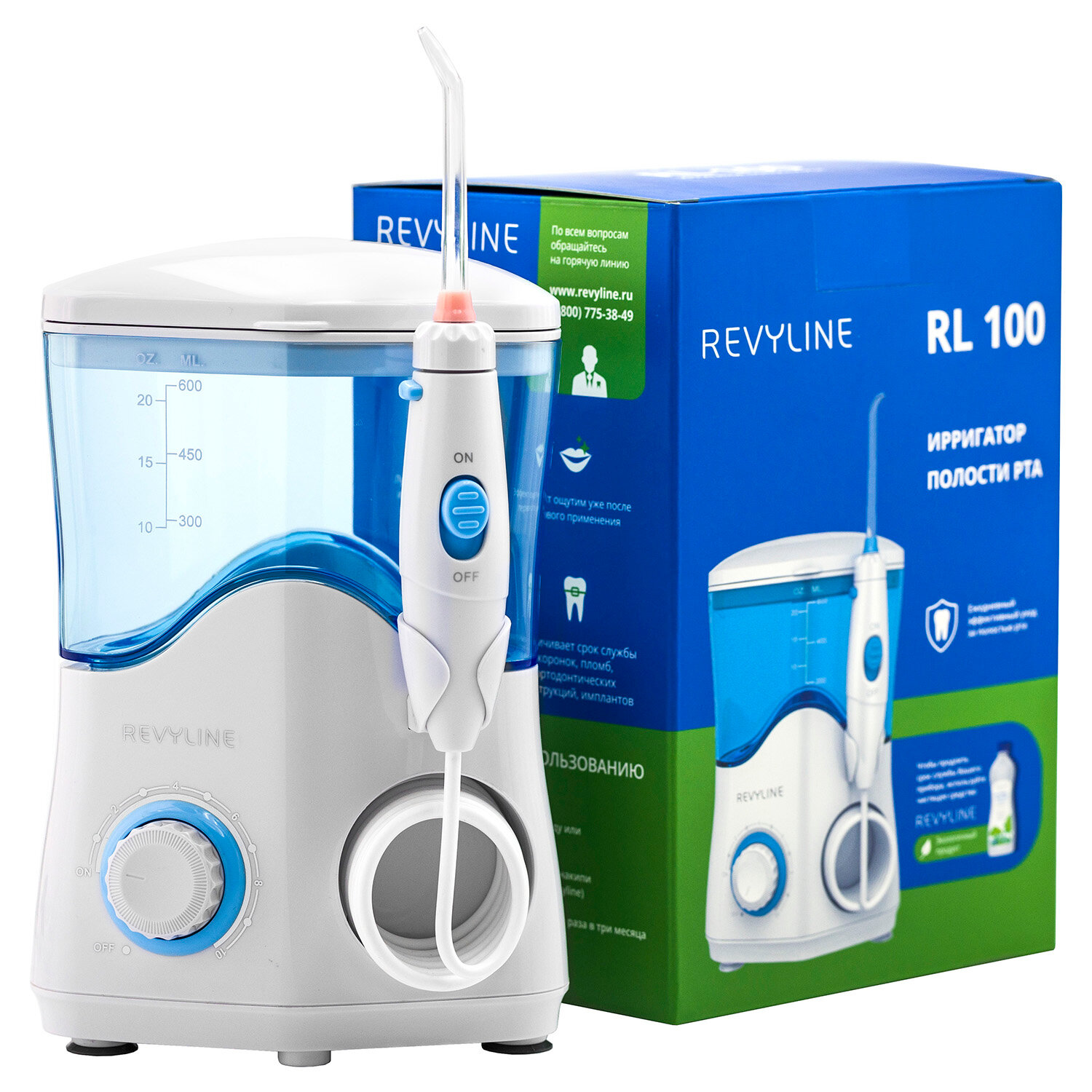 Ирригатор Revyline RL100 RU, белый