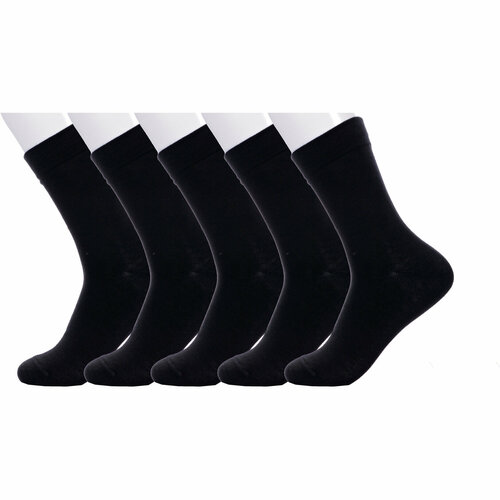 Носки LorenzLine 5 пар, размер 20-22, черный носки lorenzline 5 пар размер 20 22 серый