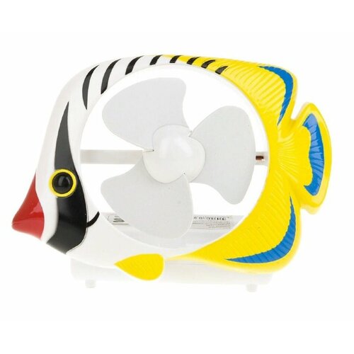 Вентилятор Рыбка 21х95х16 см провод USB подарочная коробка цвет бело-желтый 34900₽