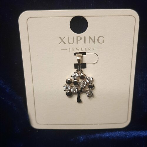 фото Подвеска xuping jewelry, искусственный камень, серебряный