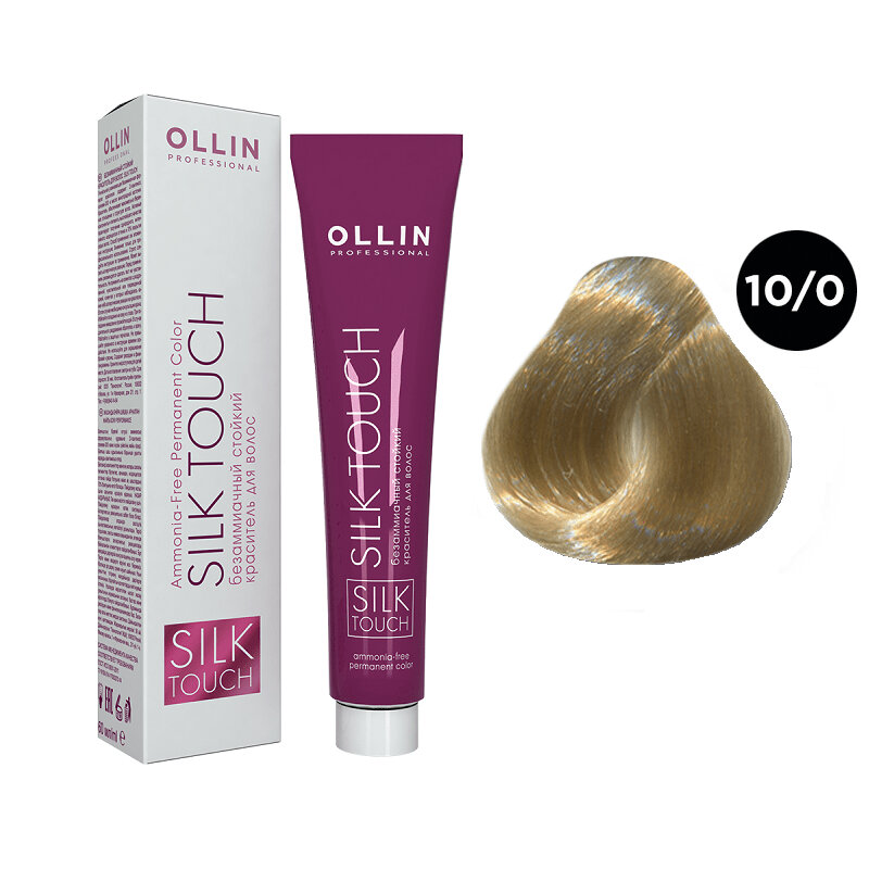 10/0 светлый блондин OLLIN SILK TOUCH 60мл