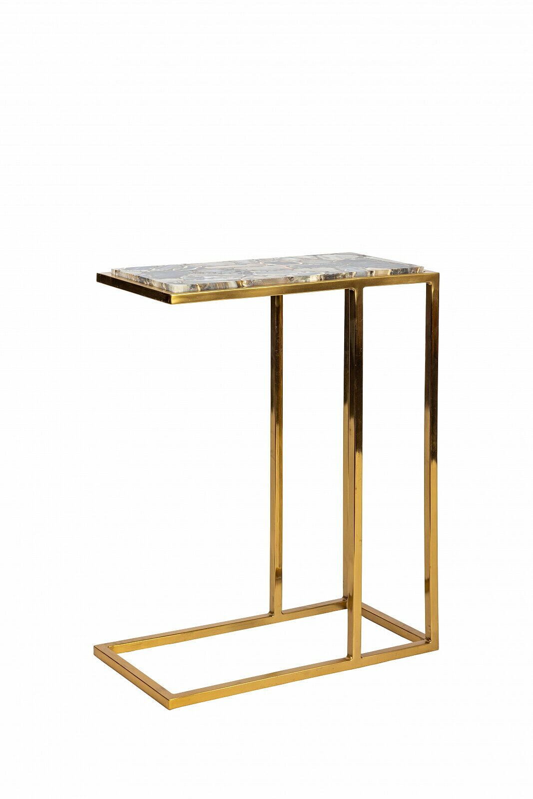 Кофейный столик Square Agate Gold S